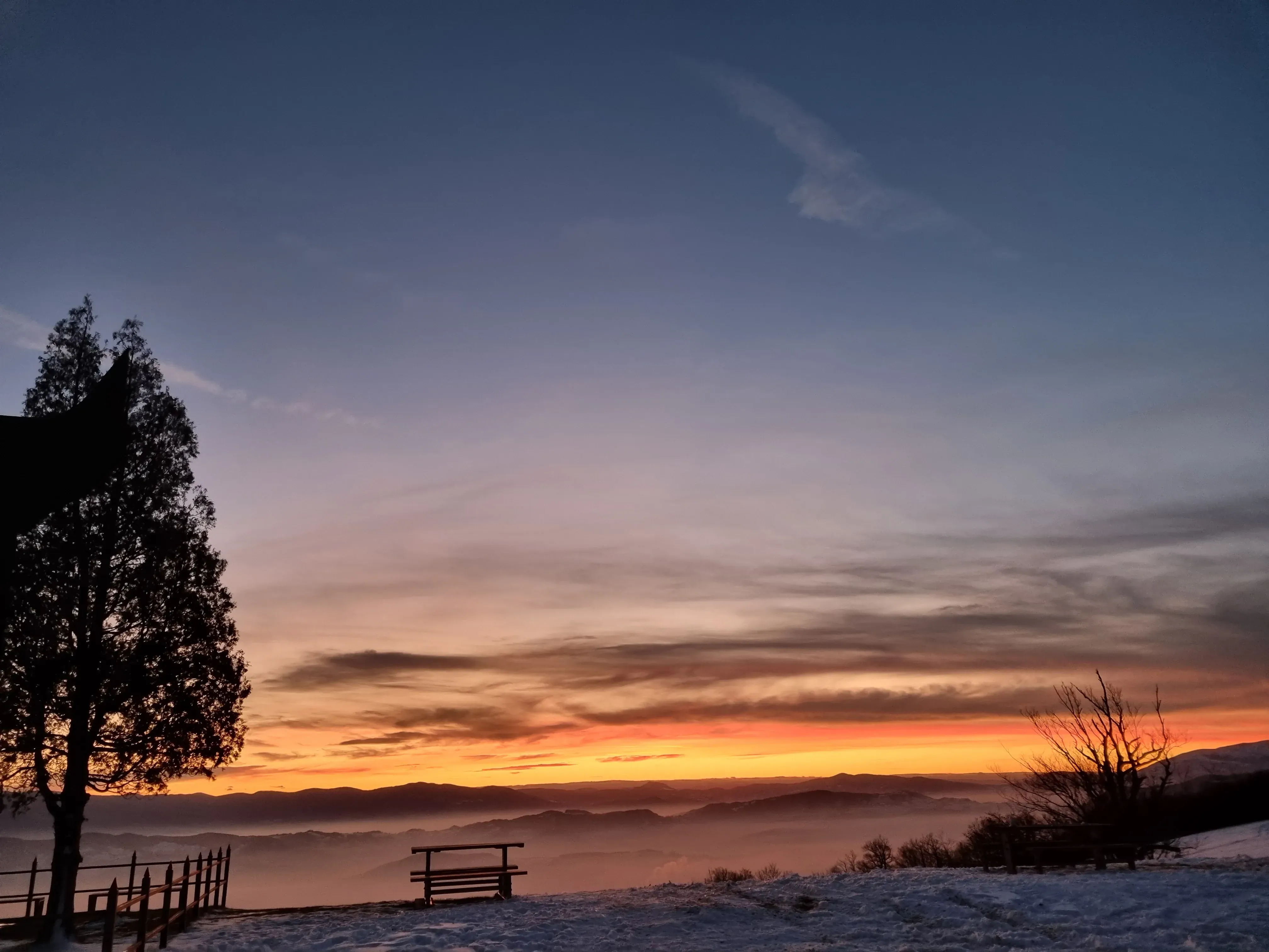 Winter Sunset - Main View